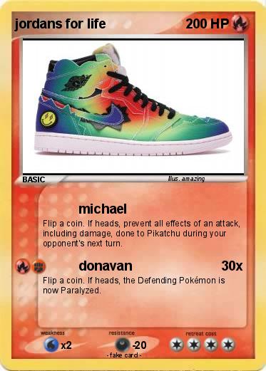 Pokemon jordans for life