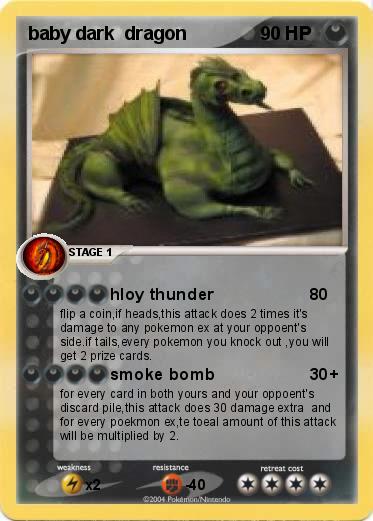 Pokemon baby dark  dragon   
