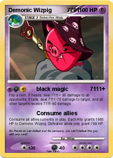 Pokemon Demonic Wizpig          7791