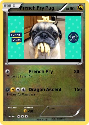Pokemon French Fry Pug