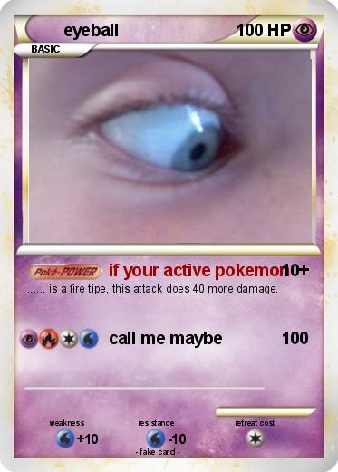 Pokemon eyeball