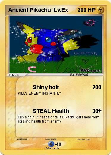 Pokemon Ancient Pikachu  Lv.Ex