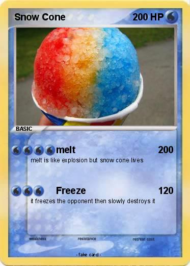 Pokemon Snow Cone