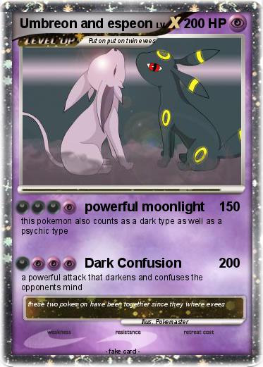 Pokemon Umbreon and espeon
