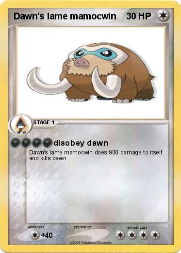 Pokemon Dawn's lame mamocwin