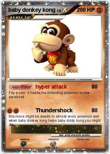 Pokemon baby donkey kong