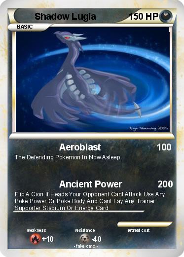 Pokemon Shadow Lugia