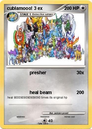 Pokemon cublamooo! 3 ex
