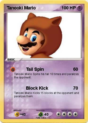 Pokemon Tanooki Mario