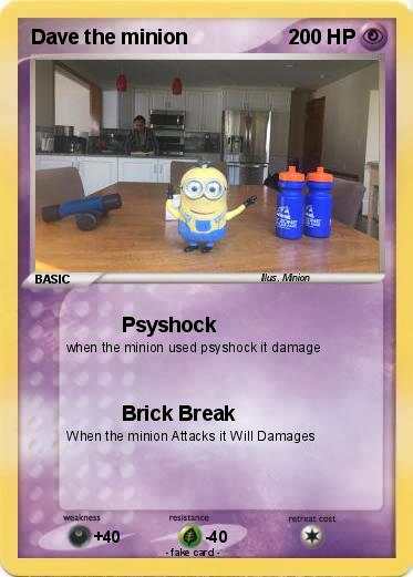 Pokemon Dave the minion