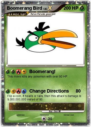 Pokemon Boomerang Bird