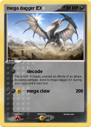 Pokemon mega dagger EX