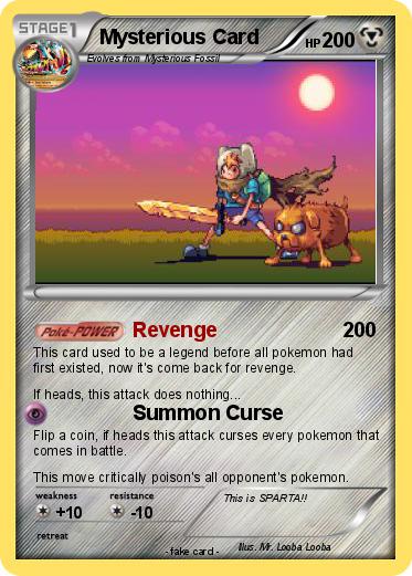 Pokemon Mysterious Card
