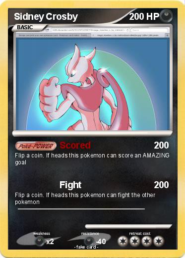Pokemon Sidney Crosby