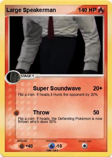 Pokemon Large Speakerman