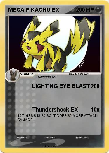 Pokemon MEGA PIKACHU EX