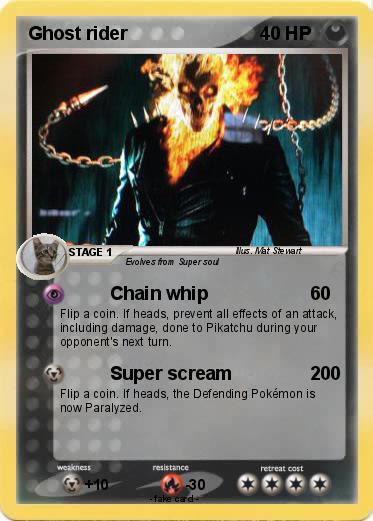 Pokemon Ghost rider