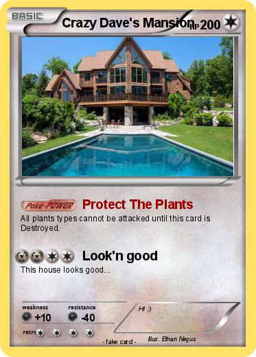 Pokemon Crazy Dave's Mansion