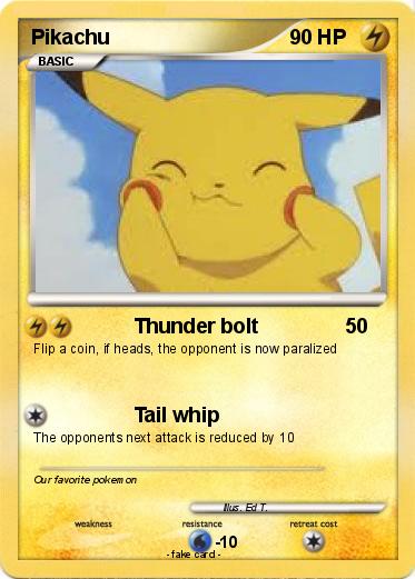 Pokemon Pikachu