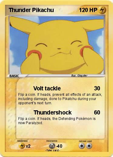 Pokemon Thunder Pikachu