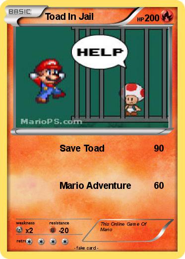 Pokemon Toad In Jail