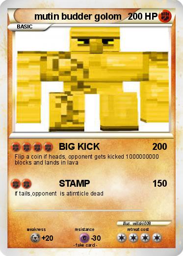 Pokemon mutin budder golom