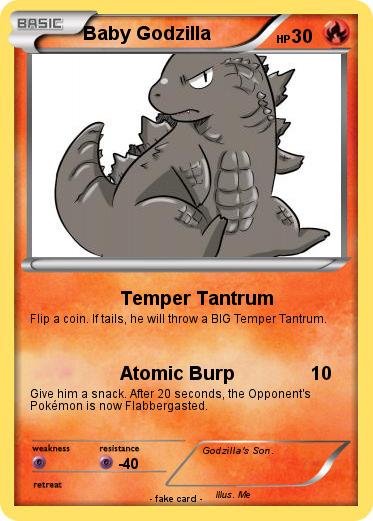 Pokemon Baby Godzilla