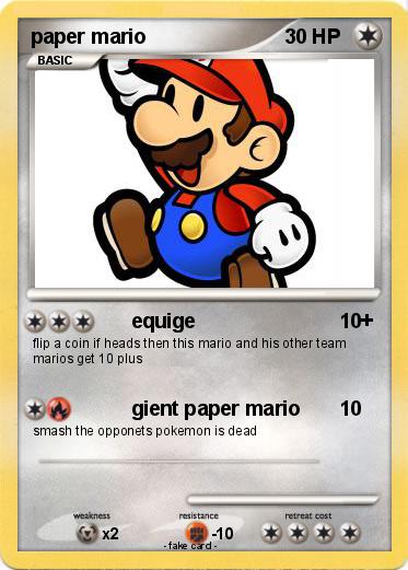 Pokemon paper mario