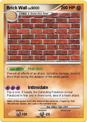 Pokemon Brick Wall