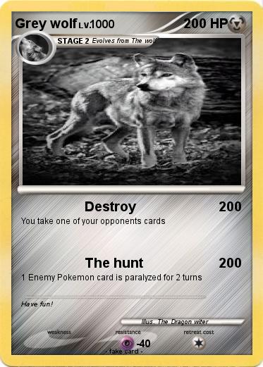 Pokemon Grey wolf