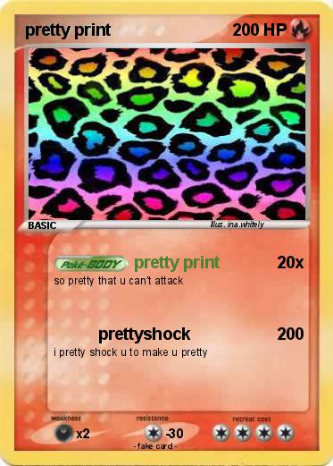 Pokemon pretty print