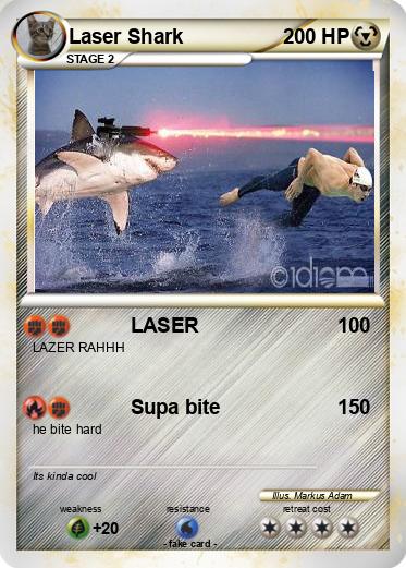 Pokemon Laser Shark