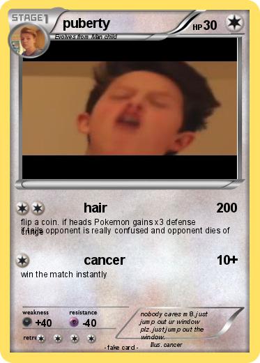 Pokemon puberty