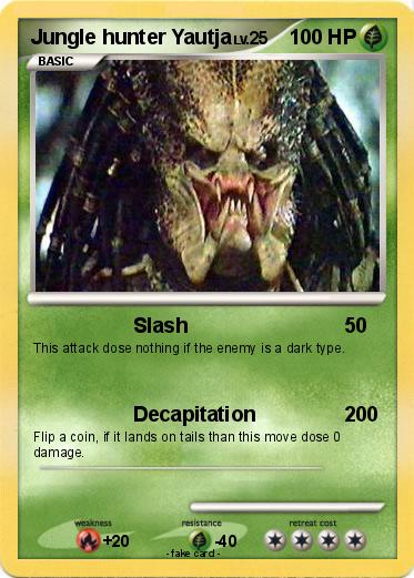 Pokemon Jungle hunter Yautja