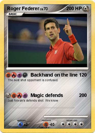 Pokemon Roger Federer