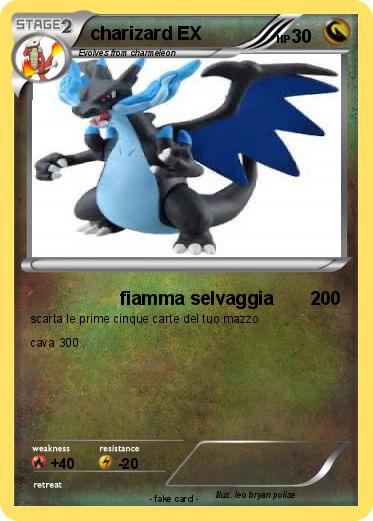 Pokemon charizard EX