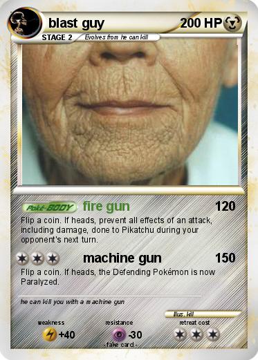 Pokemon blast guy
