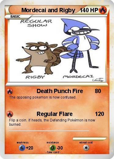 Pokemon Mordecai and Rigby