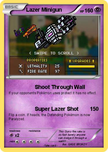 Pokemon Lazer Minigun
