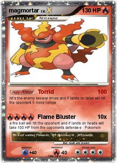 Pokemon magmortar