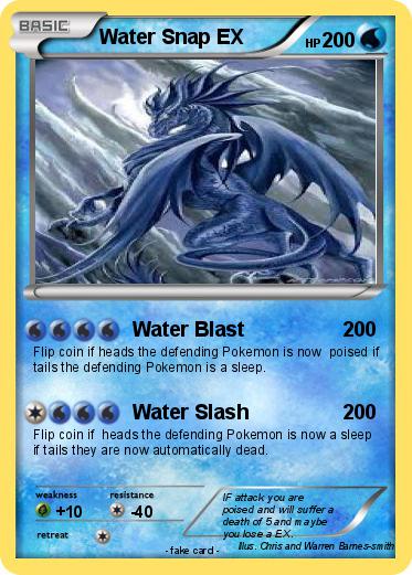 Pokemon Water Snap EX