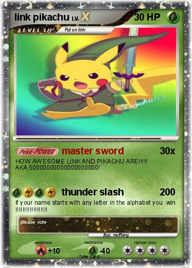Pokemon link pikachu