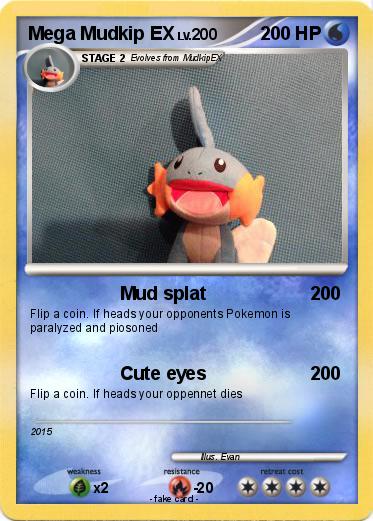 Pokemon Mega Mudkip EX