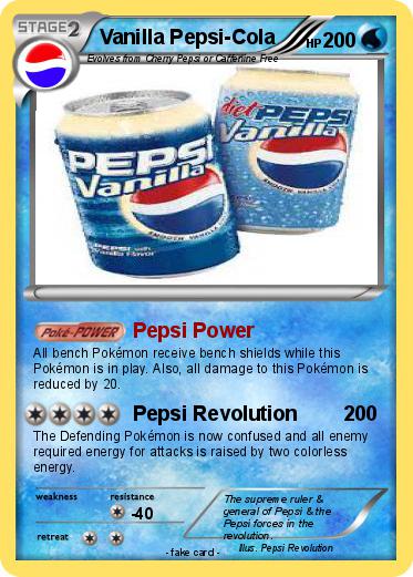 Pokemon Vanilla Pepsi-Cola