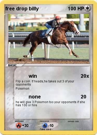 Pokemon free drop billy