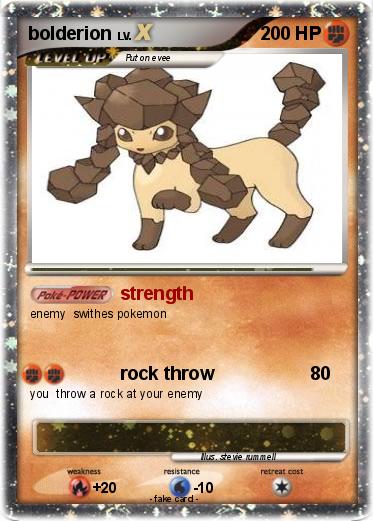 Pokemon bolderion