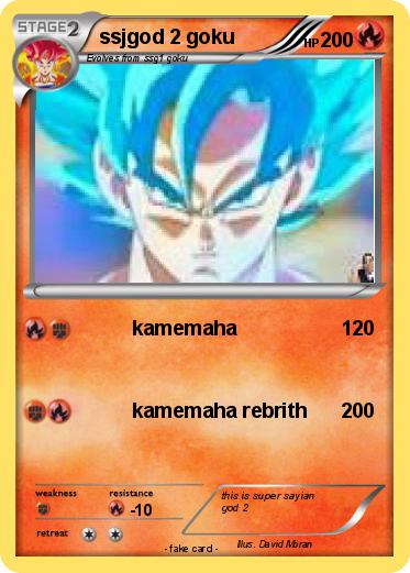 Pokemon ssjgod 2 goku