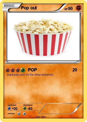 Pokemon Pop out