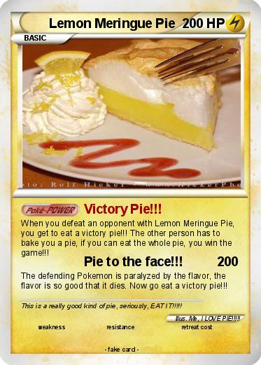 Pokemon Lemon Meringue Pie