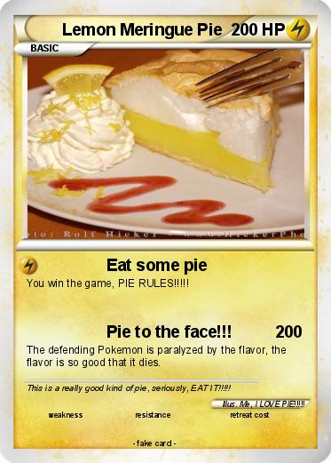 Pokemon Lemon Meringue Pie